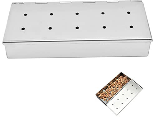 VICASKY Boîte de fumage pour barbecue - Portable et efficace - Pour barbecue à gaz - Robuste et durable - Grand