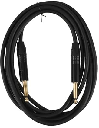 UKCOCO Câble Audio Guitare Double Blindage Compatible avec Électriques et Consoles de Mixage Simple et Mètres