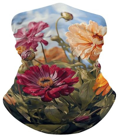 Halswärmer Cactus-Sukkulenten Röhrenschal Multifunktion Kopftuch Winddichter Halstuch, Für Motorrad, Outdoor, Yoga, 26x30cm