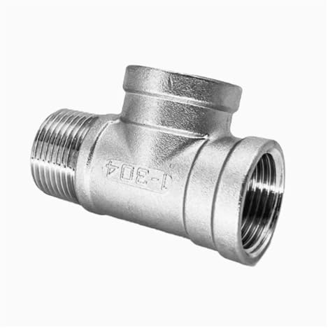 YANGC Accesorio de tubería en T/R/Y de 3 vías con rosca M+M+F (DN8-DN50), rosca BSP de 1/4, 1/2, 3/4, 1, 1-1/4, 1-1/2 (DN10-DN50) en acero inoxidable 304.(2,OTHER_3/4)