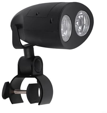 Honseadek BBQ Grill Licht Outdoor LED Lampensockel zum Grillen mit 10 superhellen Lichtern Touch Control Hitzebeständiger ABS-Kunststoff 360 Grad verstellbar