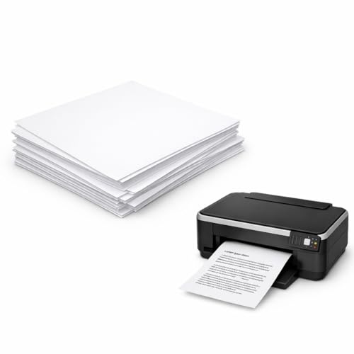 A4 Copier Paper A4 Printing Paper Office Copy Printer White Multipurpose Laser Smooth Finish Injekt Stationery Business Double Sided Multifunctional Ream Printing Fax Flayers 50 Sheets