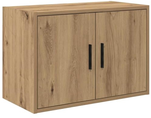 Tomostar Armoire Murale de Rangement Garage, Armoire à Outils Suspendue Atelier Garage chêne Artisanal 60x30x41 cm Bois d'ingénierie