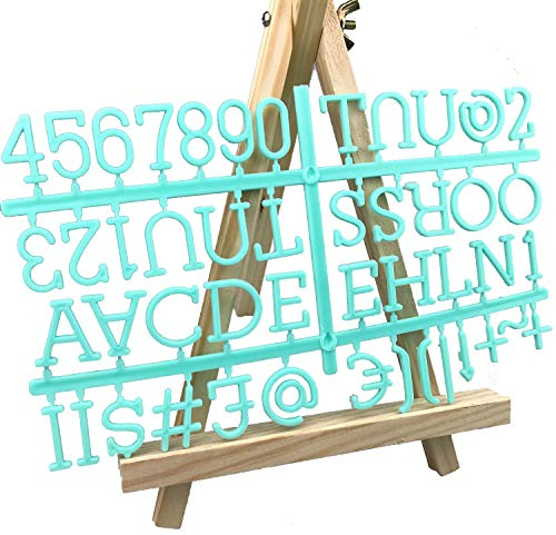Changeable Letters for Felt Message Board - 190 Letters, 1 Size, Green