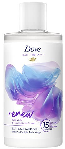 Dove Gel de baño y ducha Renew: gel de baño y ducha de lujo con ingredientes premium, 400 ml, 1 unidad