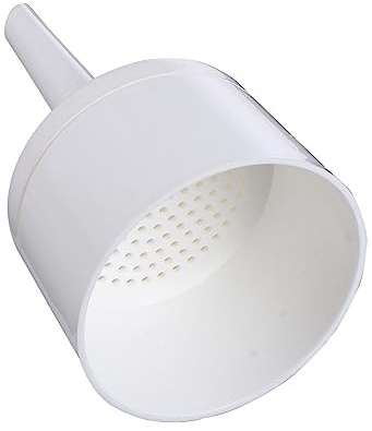 Baluue Embudo Buchner Diseño Sencillo y Acabado Exquisito de Plástico Blanco para Filtración en Laboratorio Adecuado para Instituciones Científicas y Farmacéuticas