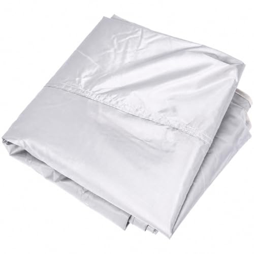 Luqeeg Car Sunshade Umbrella, Portable Folded Anti UV Sun Proof Sun Shelter Protect Cover, Universal Fit, Silver