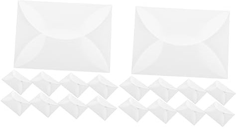 STOBOK 20stücke Transparente Petal Umschläge Für Hochzeitskarten Design Füllung Für Einladungen Und Grußkarten Für Besondere Anlässe