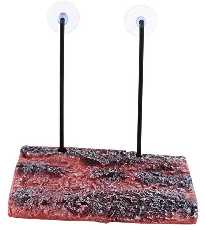 DOITOOL Piattaforma Galleggiante Tartaruga Corteccia Simulata Decorazione