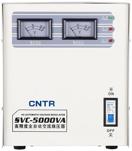 GEJLELDS Stabilizzatore Automatico di Tensione, relè monofase per Uso Domestico Ingresso 150-260 V, Regolatore di Tensione CA in Uscita 220 V per elettrodomestici instabili,5000W
