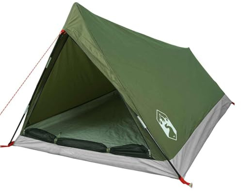vidaXL Campingzelt 2 Personen Olivgrün Wasserdicht, Zelt, wasserdichtes Zelt, tragbares Zelt, Gartenzelt, Wanderzelt, Outdoor Zelt, Schutzzelt