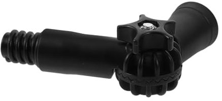 POPETPOP Roller Extension Pole Adapter, Plastic Threaded Broom Handle Tip for Extension Pole, Adjustable Angle Adaptor for Cleaning High and Hard-to-reach Areas
