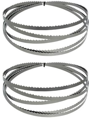VDLLQYN, Lot de 2 lames de scie à ruban 2240 x 6,35 x 0,35 mm, 6 dents par pouce, for métaux non ferreux et plastique,Lames de scie à ruban