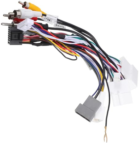 DOITOOL Adattatore per Cablaggio Radio e Cablaggio Impianto Stereo Auto, Alimentazione Stabile e Compatibilità, per Dispositivi di Navigazione Schermo Grande, Installazione Plug-and-play