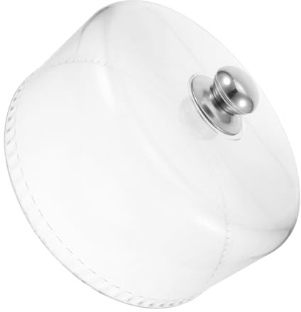 Didiseaon Cloche Alimentaire Réutilisable Transparente Présentoir à Gâteau Cloche à Dessert Ronde pour Pâtisseries Fruits Et Collations