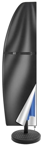 Holdes Custodie protettive per ombrelloni, impermeabili, per ombrelli da terrazza, in tessuto Oxford, per piscina, terrazza, giardino, balcone e cortile