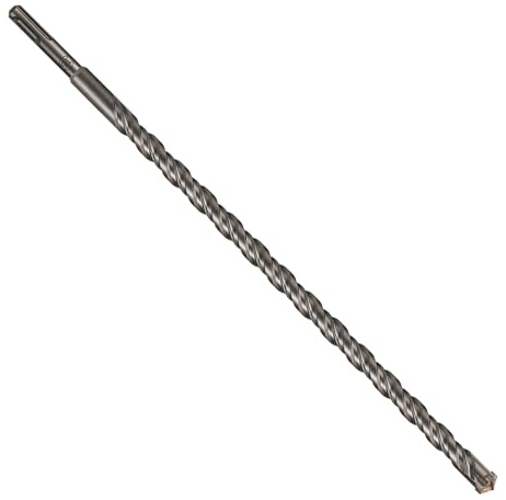TCHETGIGZC 1Pc Concrete SDS Plus 8-30mm bit Cross Cutter head double auger Hammer 400mm Wall Brick Block Electric Masonry Bit drill bit(400mmX16mm)
