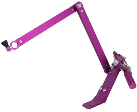 OPPWONG Affûteur de Tondeuse à Gazon, Outil d'affûtage Réglable de 15 à 45 Degrés en Alliage de Zinc, Affûteur de Poignée à Roulement à Billes avec compatibilité des Lames Droite et Gauche (Purple)
