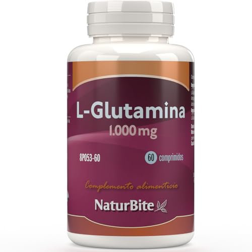 Naturbite L-Glutamina 1000 Mg 60 Caps 1000 ml