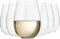 KROSNO Grande Verre à Vin Blanc sans Pied | Lot de 6 | 500 ML | Collection Harmony | Parfait la Maison, Les Restaurants, Les Fêtes | Lavable au Lave-vaisselle