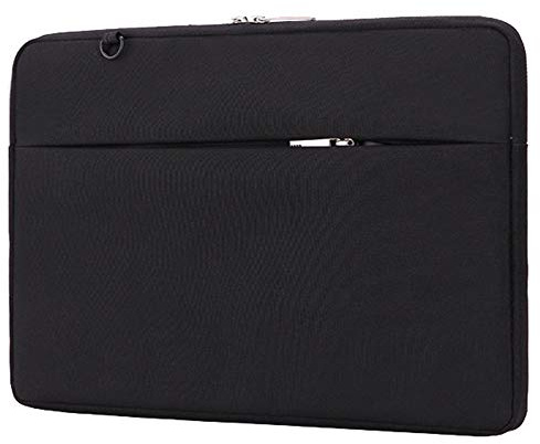 Laptop Tablet Sleeve Case Bag for 15 Inch MacBook/Surface/Ultrabook/Chromebook, with Accessory Bag,Black,15 Inch