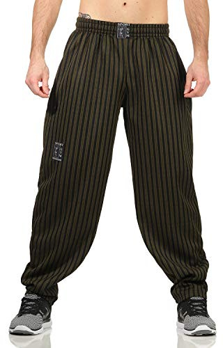 ZARMEXX Pantalon de sport pour homme - Long - Pour jogging, fitness, culturisme, gym, Armée, XL