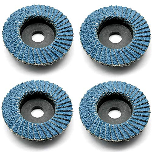4x Fächerscheiben 50x10mm Körnung 60 Schleiffächer Lamellenschleifer Schleifscheiben Kompatibel für Proxxon WPE LWS, LHW LHW/A