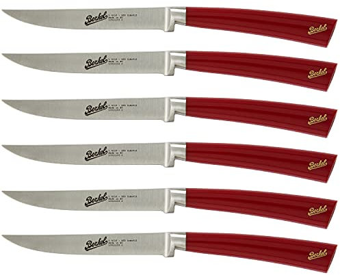 Elegance Rosso Set 6 coltelli bistecca