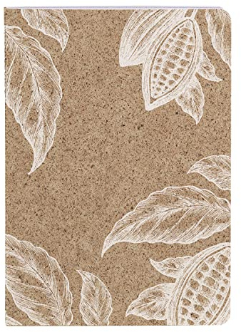 Clairefontaine 83543C - Notizheft Cocoa Motiv, mit Fadenbindung, DIN A6, 10,5x14,8cm, 48 Blatt liniert, 1 Stück, Motive sortiert