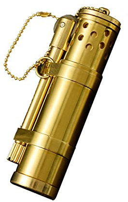 Foern Accendino a Cherosene retrò in Rame, Accendini da Trincea Vintage Accendini Antichi Collezione Accendino Regalo per Marito Padre (Non Includere Cherosene),Copper