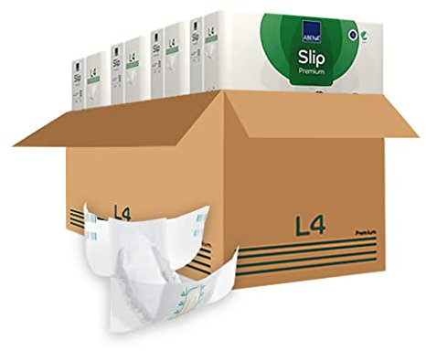 Pañales Adulto Abena Slip Premium L4 talla L (Pack 4 x 18UN)