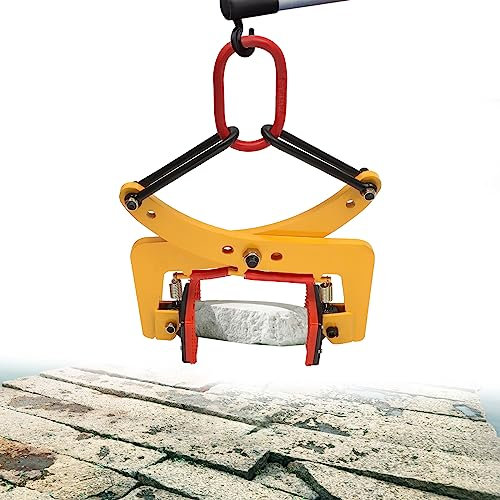 Pince à bordure HPDTZ, porte-pierre, extracteur de palettes, jaune, 6-24 cm, 325 kg