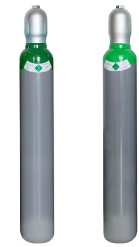 Schweißgasset 10l Argon 4.6 + 10l Schutzgas C18 - Schweißgas für WIG/MIG/MAG, TÜV geprüft, Fülldruck 200bar TÜV bis 2035/12 Neuware