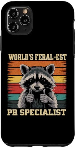Hülle für iPhone 11 Pro Max World's Feral-est PR Specialist Lustiger Waschbär