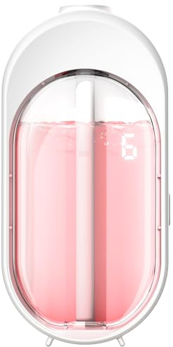 Diffuseur d'Huiles Essentielles sans Eau Nimin, 50ml, Multi-Mode, Silencieux, Purifie l'Air, Design Mural ou de Bureau pour Maison et Bureau,V07pro-Gardénia