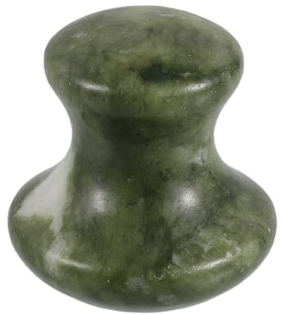 OATIPHO Jade-gesichtsmassagegerät in Pilzform Gua Sha-stein Für Hautpflege Tragbares Massage-werkzeug Für Gesicht Und Hals