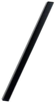 Numeri civici flottanti da 5 pollici in lega di zinco metallico moderno, numero di porta da 125 mm, segno indirizzo della cassetta postale nera con viti, per decorazione da parete(Slash)