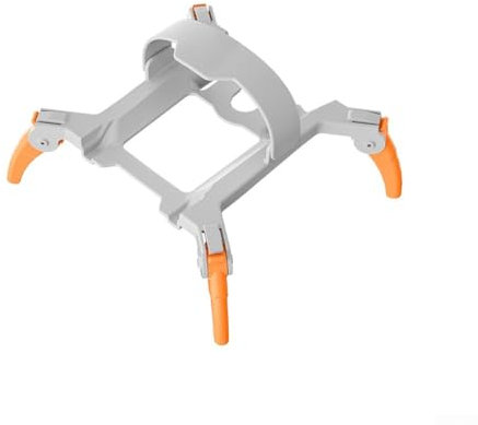 Treppiede per carrello di atterraggio per DJI, estensioni per carrello di atterraggio, supporto pieghevole per elica per droni, per DJI Mini 4 Pro, per esterni (grigio arancione)