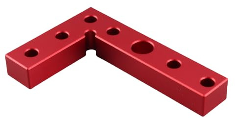 Brrnoo Herramientas de Carpintero, Escuadras de Carpinero Guía de Perforación Dowel Jig de Aluminio Pequeño de Aluminio Center Finder de Herramientas Centro de para Carpintería para Carpintería