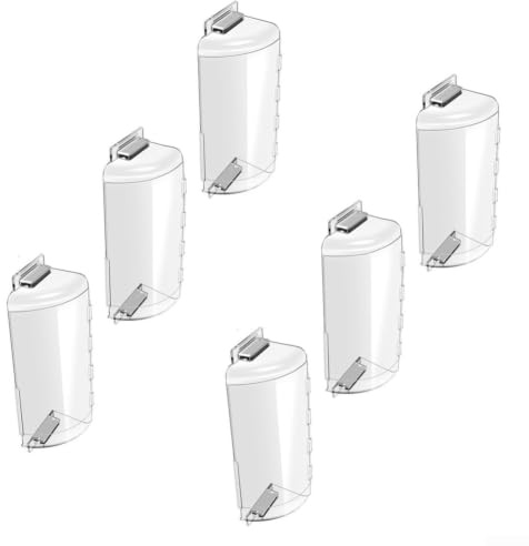 Deflector de aire ajustable, placa guía de aire segura para flujo directo sin caerse para rejillas de ventilación de techo y pared para sistemas HVAC de oficina en casa (6 piezas)