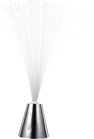 LEDMOMO Farbwechselndes Glasfaserlicht, batteriebetriebene LED-Glasfaserlampe, stimmungsvolles Nachtlicht für Hochzeit, Weihnachten, Party, Urlaub, ohne Batterie