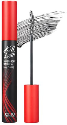 Clio Kill Lash Superproof Mascara - Long Curling for Longer Lashes - Long-Lasting, Waterproof, Smudgeproof