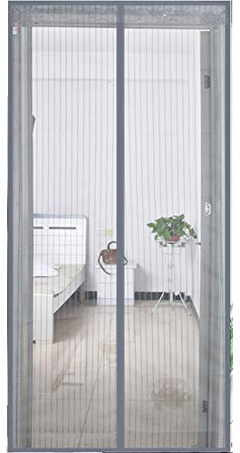 SHIMENLAN Fiberglas Magnetische schirmtür,Heavy-Duty Selbst die abdichtung Aktualisiert Fiberglas Haustier und kinderfreundlich Französische tür terrasse tür doppelte schiebetür-G 75x210cm(30x83inch)