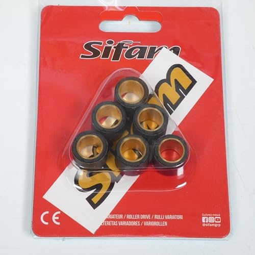 Galet rouleau de variateur Sifam pour Scooter Peugeot 50 Kisbee 4T 2011 à 2020 16x13 5.5Grs Neuf