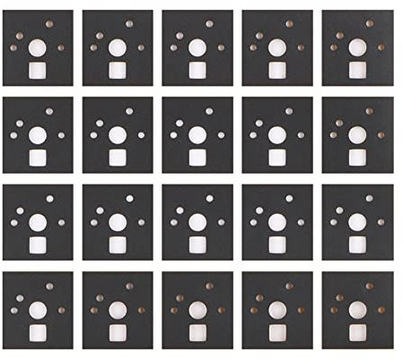 120 PCS Mechanical Keyboard Switch Film, Keyboard Switch Pads Switches Silencer Pad Keyboard Switch Stabilizer Sound Noise Dampener Reduction Foams Keyboard Switch Paper Shaft Sheet Films (PORON)