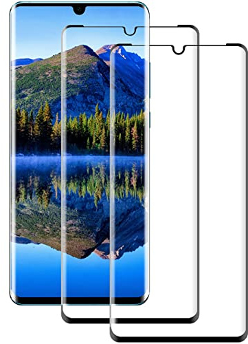 AssKdys Schutzfolie für Huawei P30 Pro,9H Härte, Anti-Bläschen, Fingerabdrucksensor Kompatible, HD Schutzglas, Anti-Öl, Displayschutz Folie für P30 Pro Gehärtetes Glas [2 Stück]