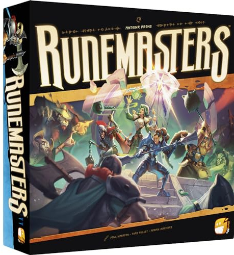 Funforge – Asmodee – Runemasters – Gesellschaftsspiele – Brettspiele – Kooperative Spiele ab 8 Jahren – 4 Spieler – französische Version