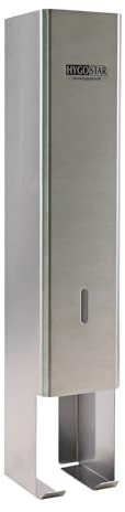 1 Stück, Ersatzrollenhalter, FRANZ MENSCH, 10,5x55cm, Silber, Edelstahl, WC | Toilettenrollenhalter, Toilettenpapierhalter, toilet roll holder, Bad, Waschraum, Hotel, Gastro