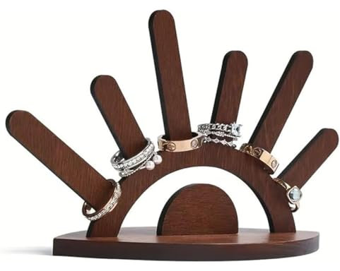 IKOPFLN 1 pezzo Porta-Anello per Il Malocchio - porta anelli espositore - Espositore per Anelli In Legno Espositore per Gioielli Espositore