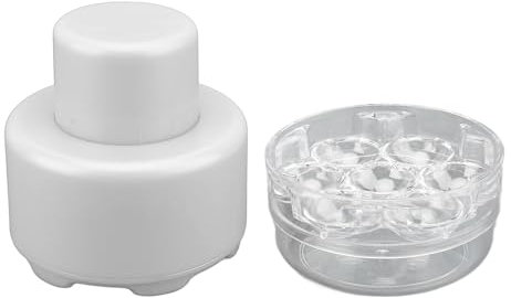 Denocciolatrici Multiple per Ciliegie, Utensile da a 7 Fori per Rimuovere il Torsolo di Ciliegie per Salse di Ciliegie (rosso) (WHITE)